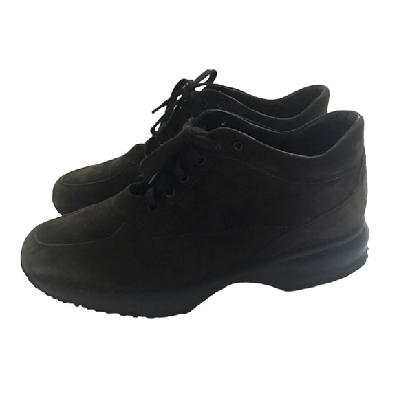 Comfortable Dark Chocolate Hogan Interactive Sneakers EUC ❤️ - Picture 1 of 8